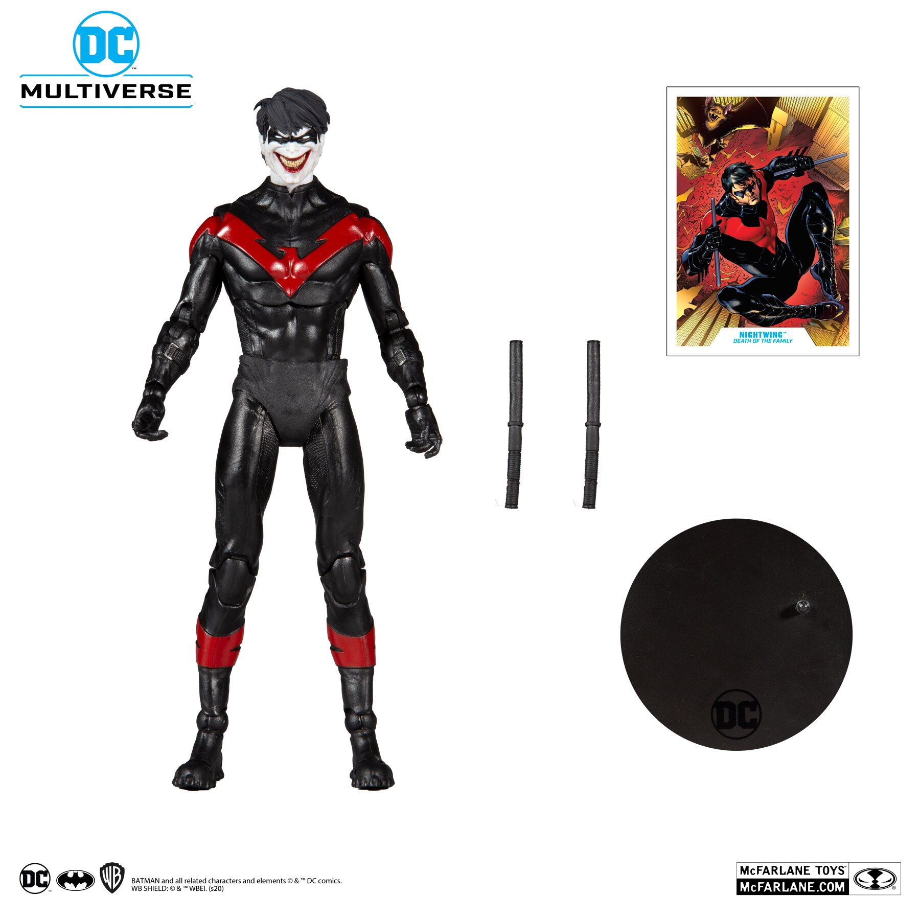 DC Multiverse Action Figure Nightwing Joker Comics Plastic - 1