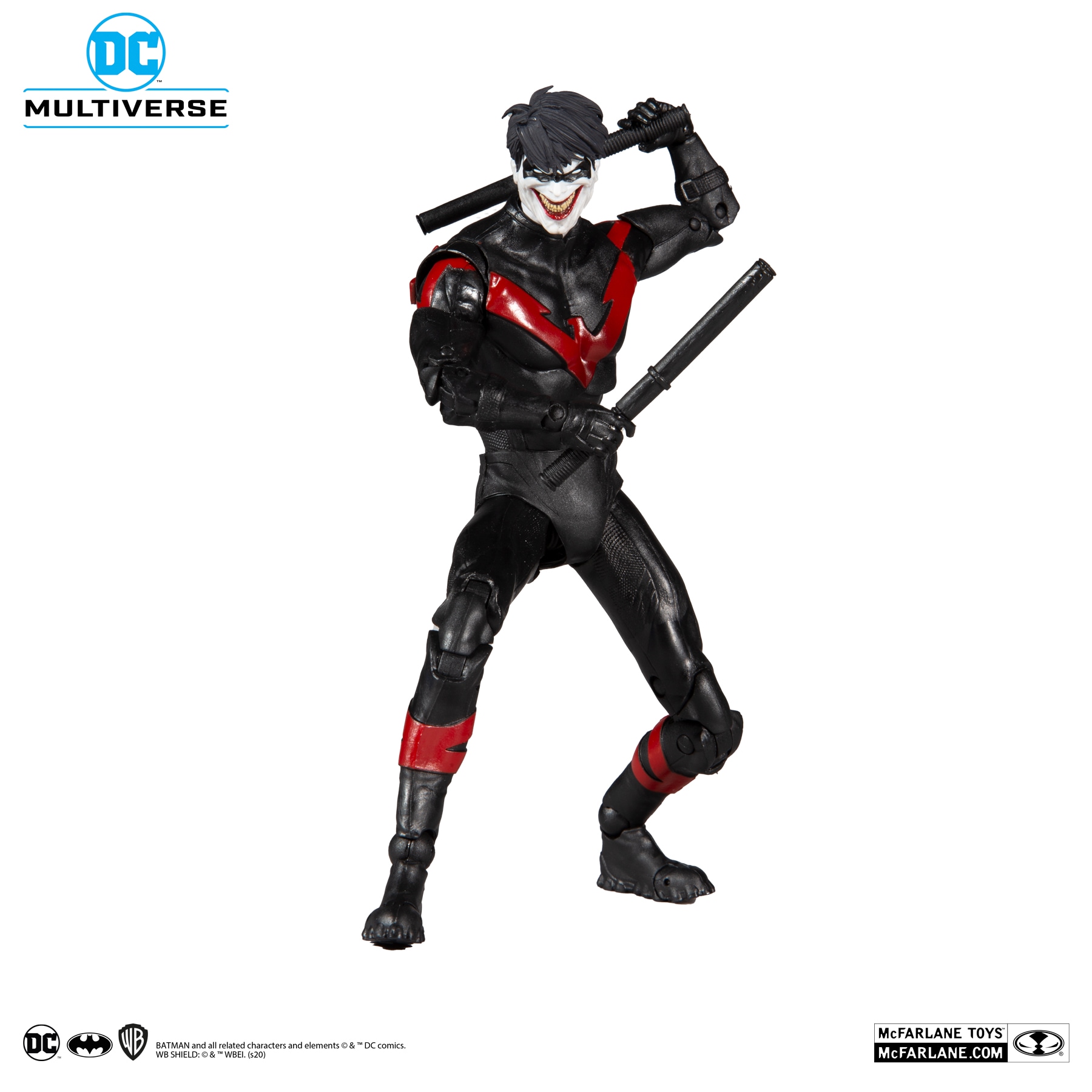 DC Multiverse Action Figure Nightwing Joker Comics Plastic - 2