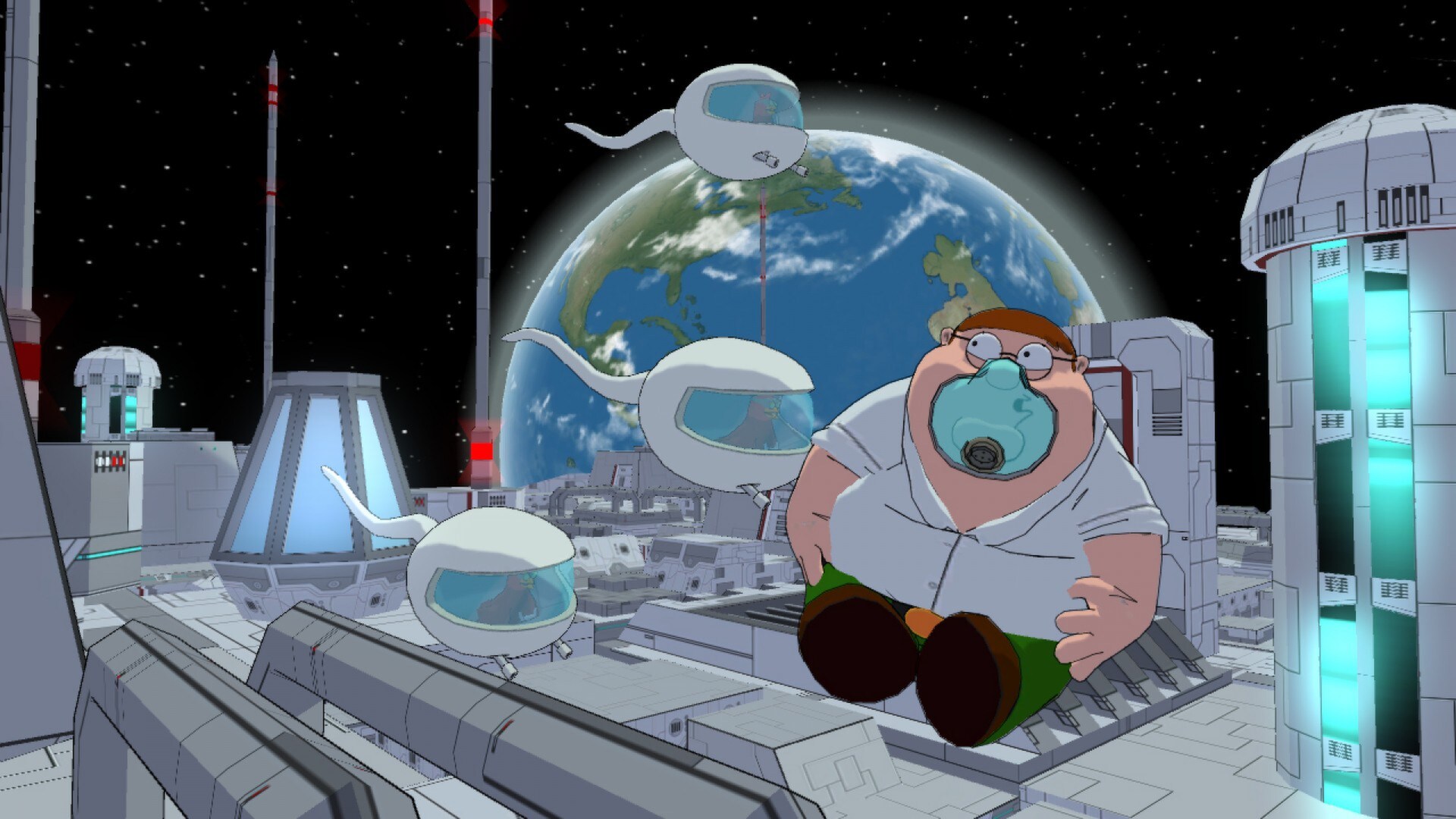 Family guys multiverse. Family guy: back to the Multiverse (2012). Гриффины назад в мультивселенную игра. Игра Гриффины 2012. Гриффины назад в будущее.