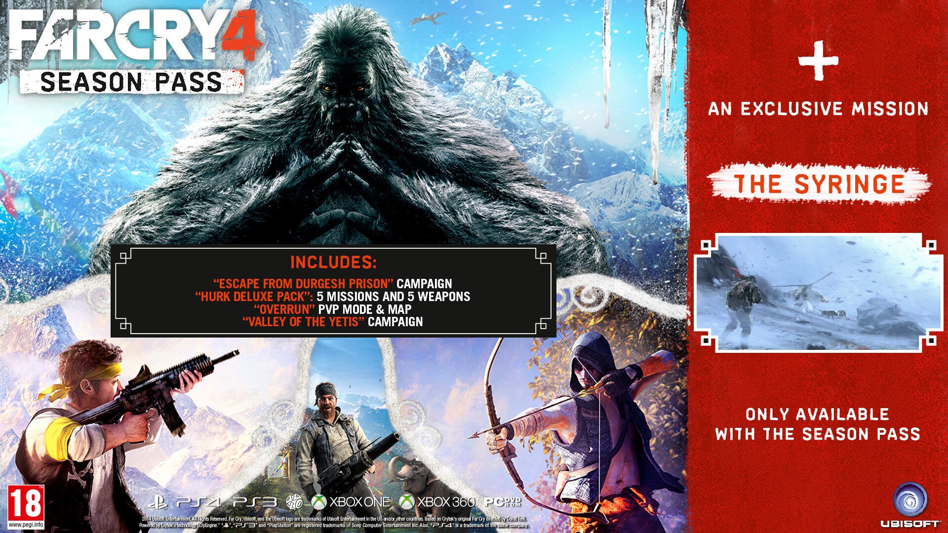 Far Cry 4 Season Pass Key Steam Global