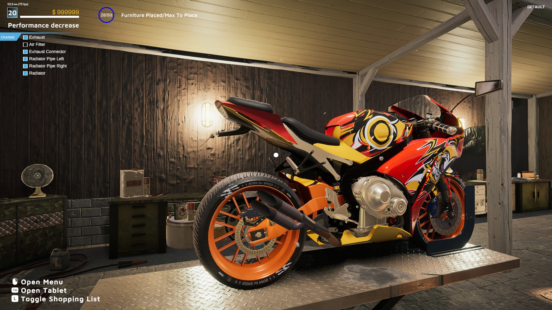 Motorcycle Mechanic Simulator 2021 (PC) Steam Gift GLOBAL