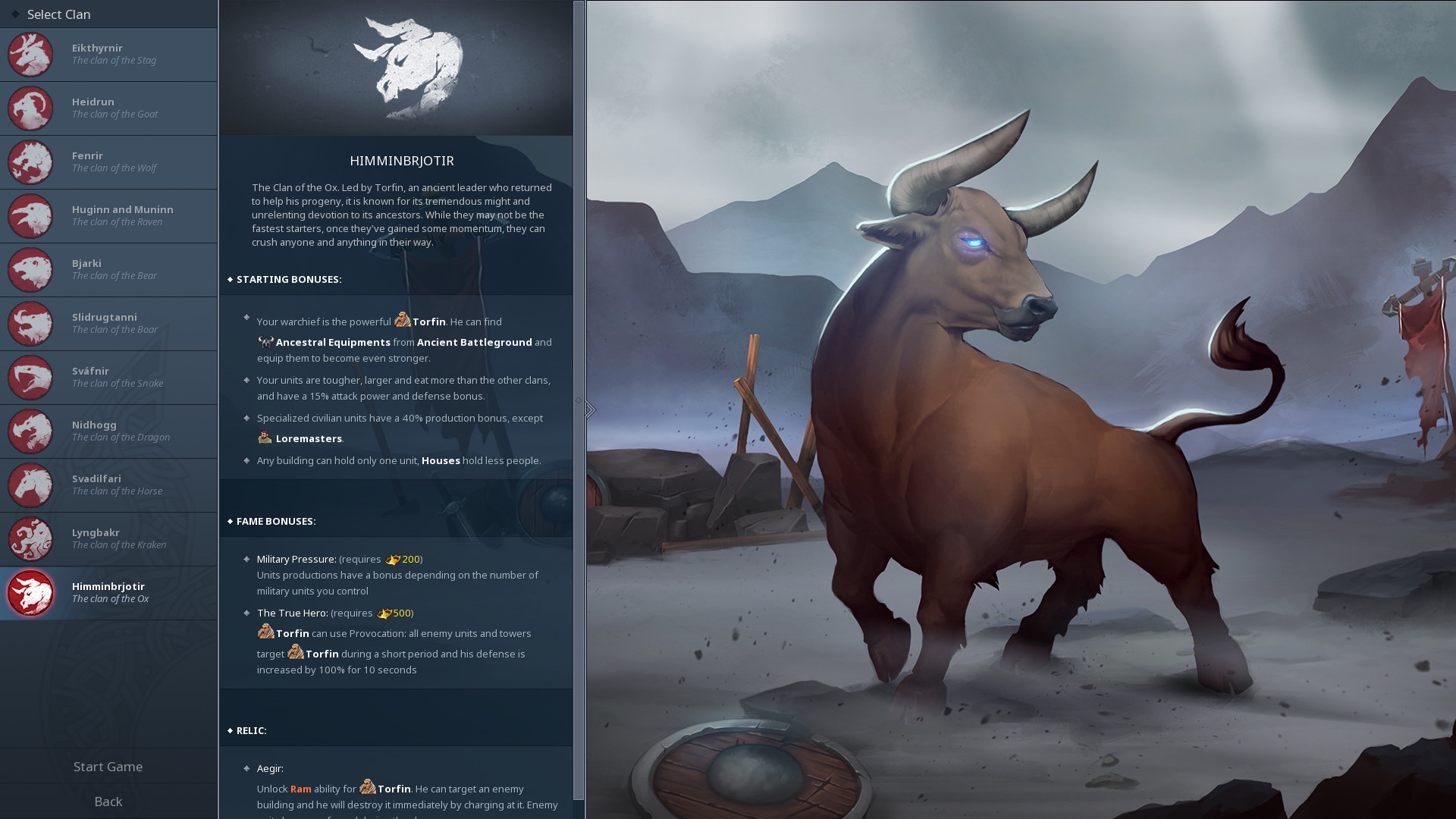 Northgard - Himminbrjotir, Clan of the Ox (PC) - Steam Key - GLOBAL - 3
