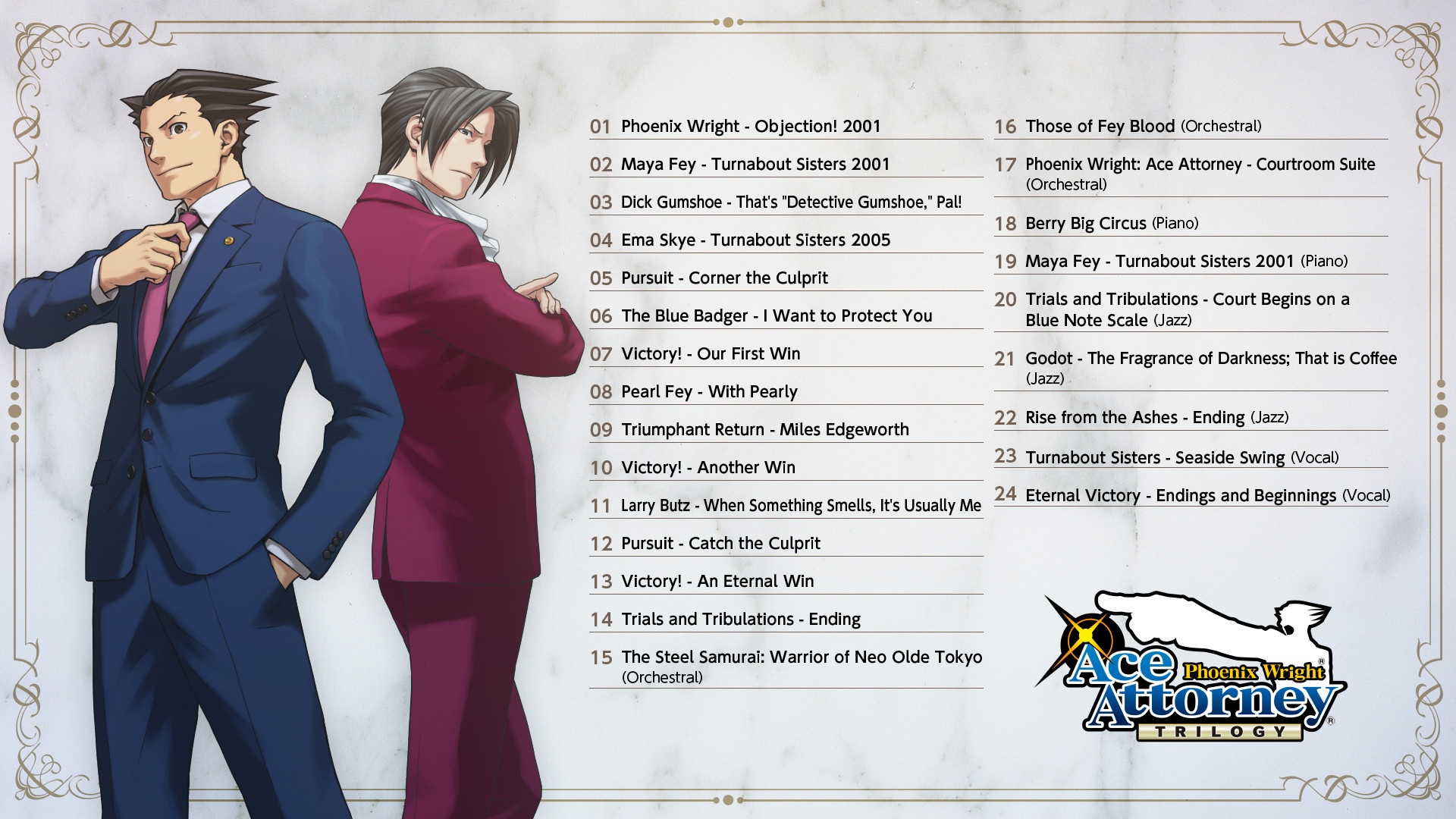 Phoenix Wright: Ace Attorney Trilogy - Turnabout Tunes Bundle (PC) - Steam Key - GLOBAL - 3
