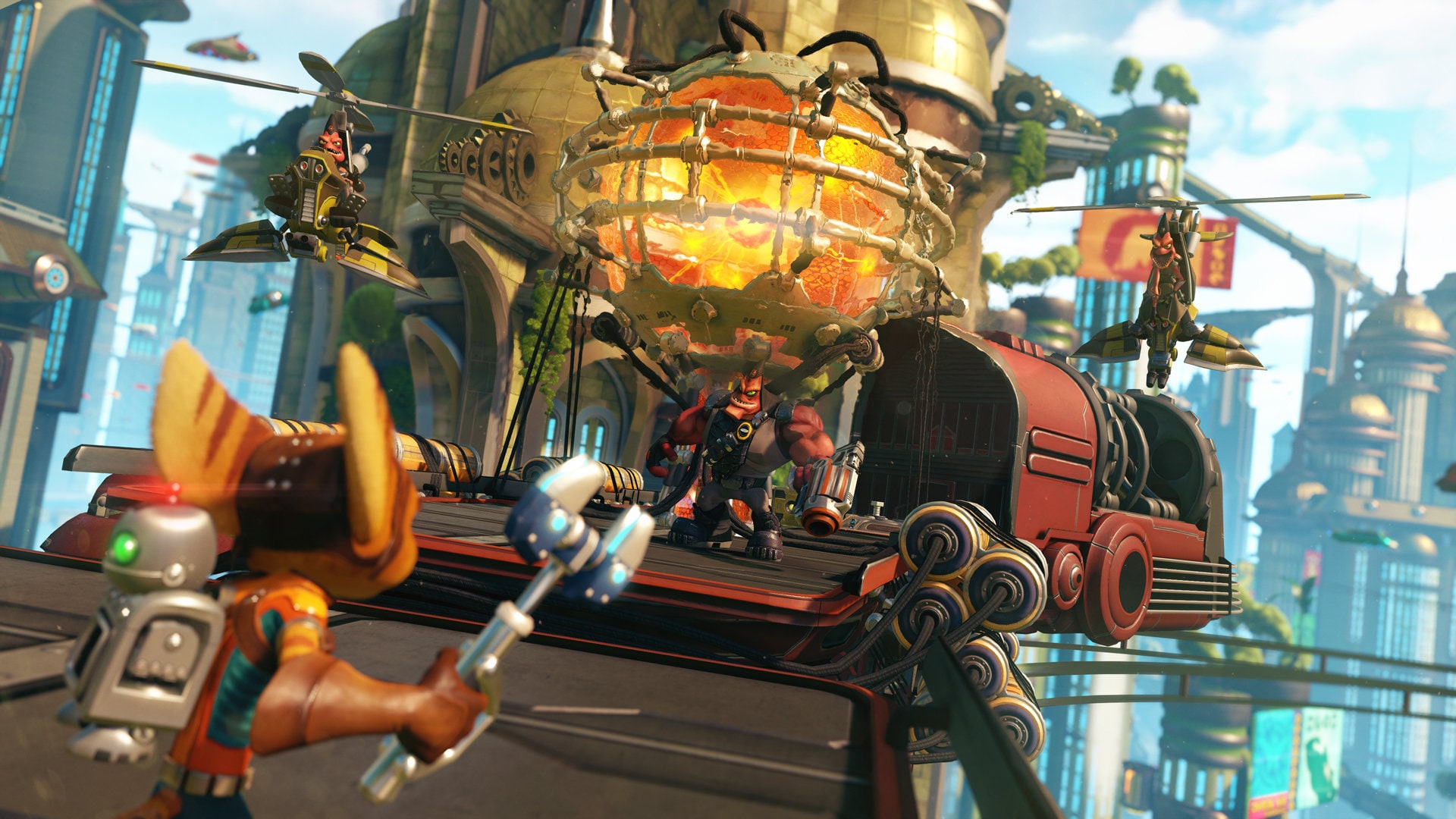Buy Ratchet & Clank The Bouncer Weapon PS4 PSN Key GLOBAL Cheap