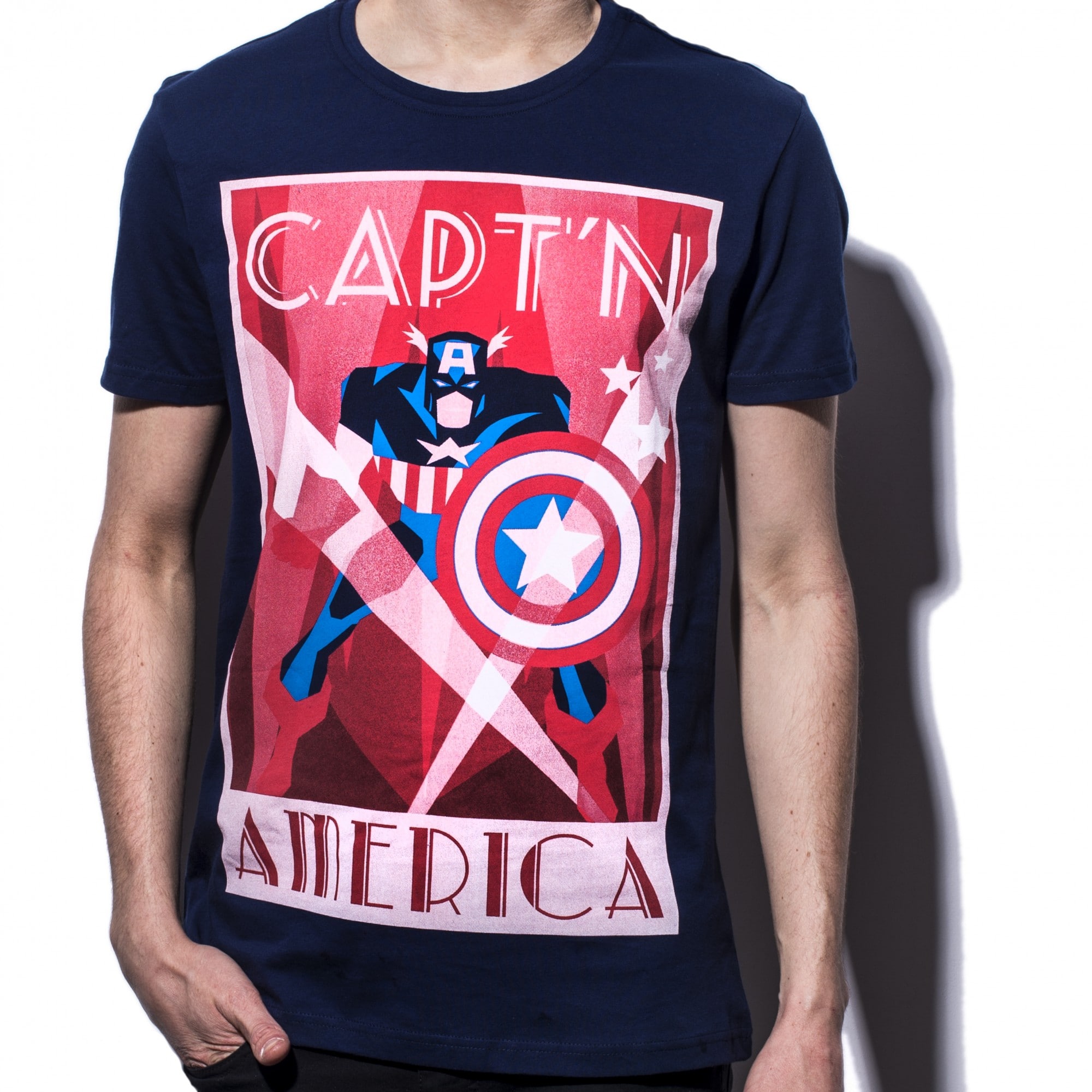 Marvel - Captain America men's T-shirt XXL Multi-colour - 1