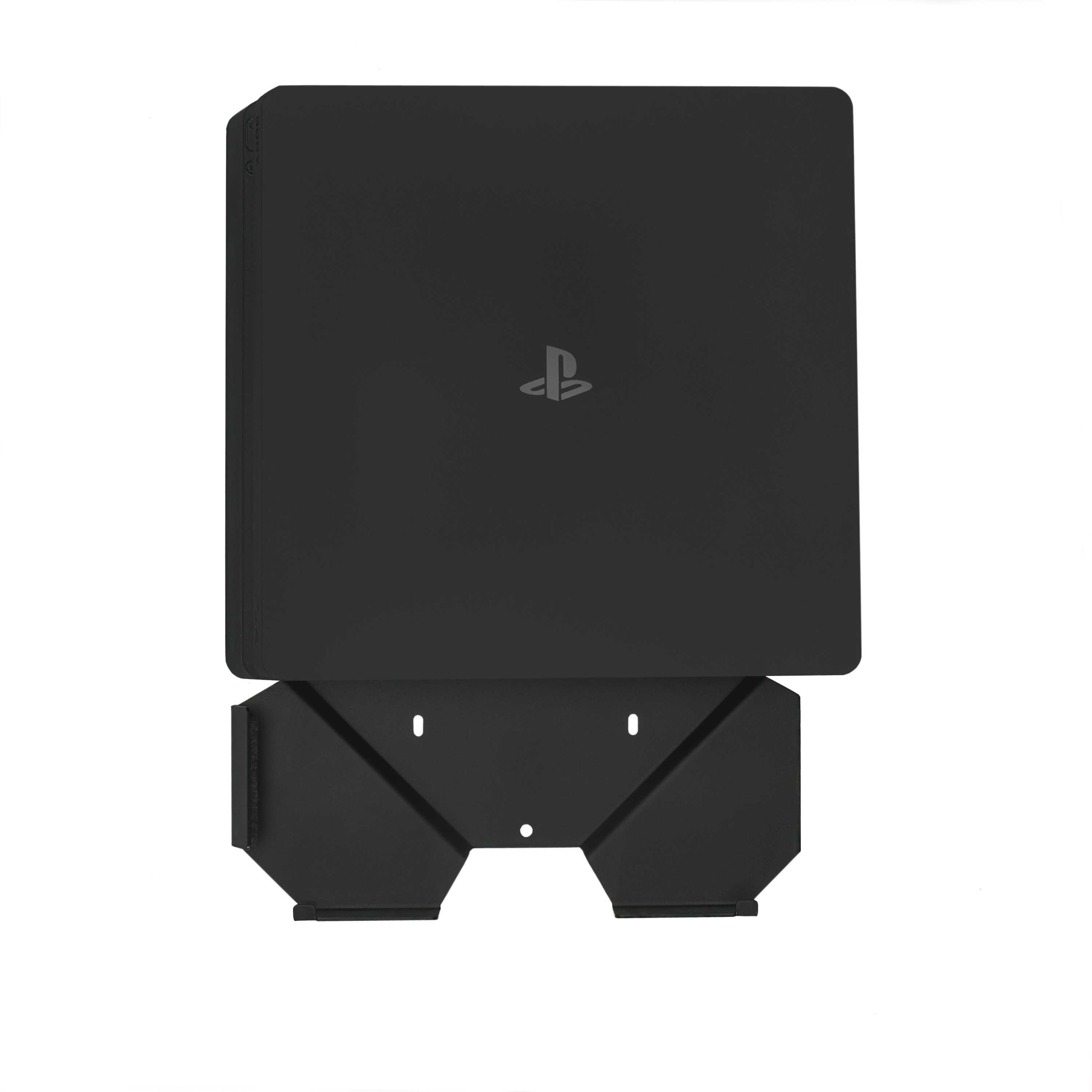 4MOUNT WALL MOUNT FOR PS4 PLAYSTATION 4 SLIM BLACK SET - 5