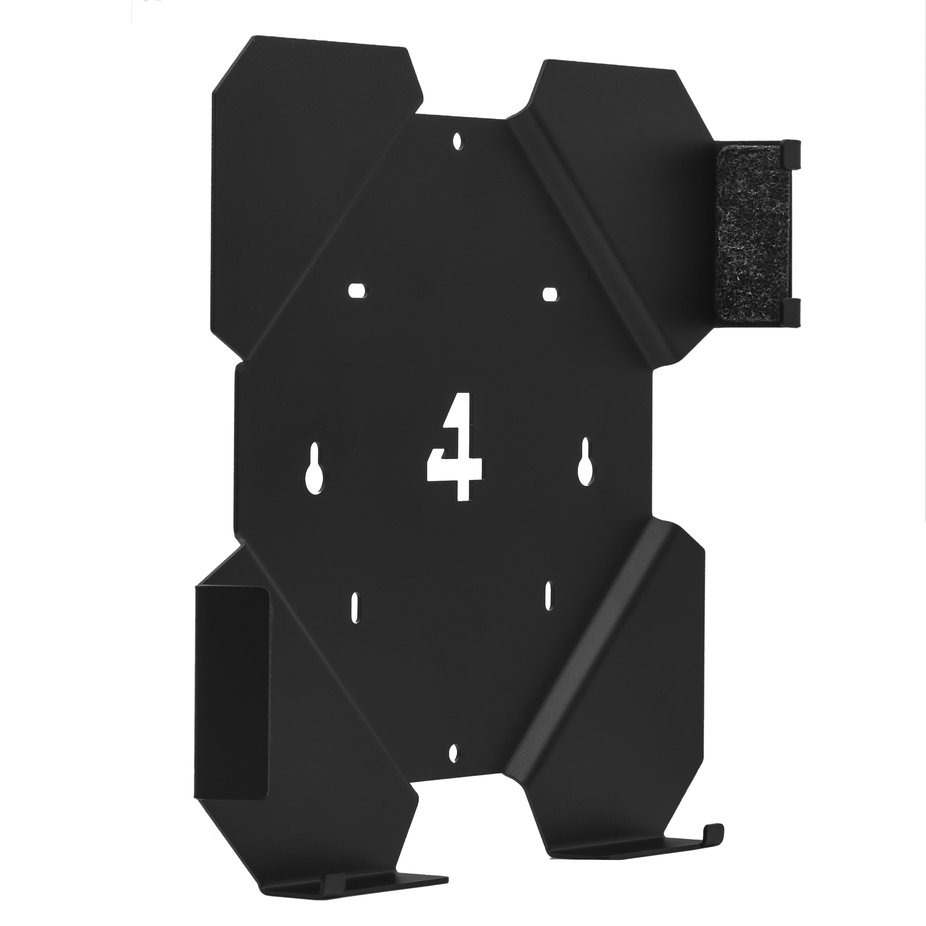 4MOUNT WALL MOUNT FOR PS4 PLAYSTATION 4 SLIM BLACK SET - 4
