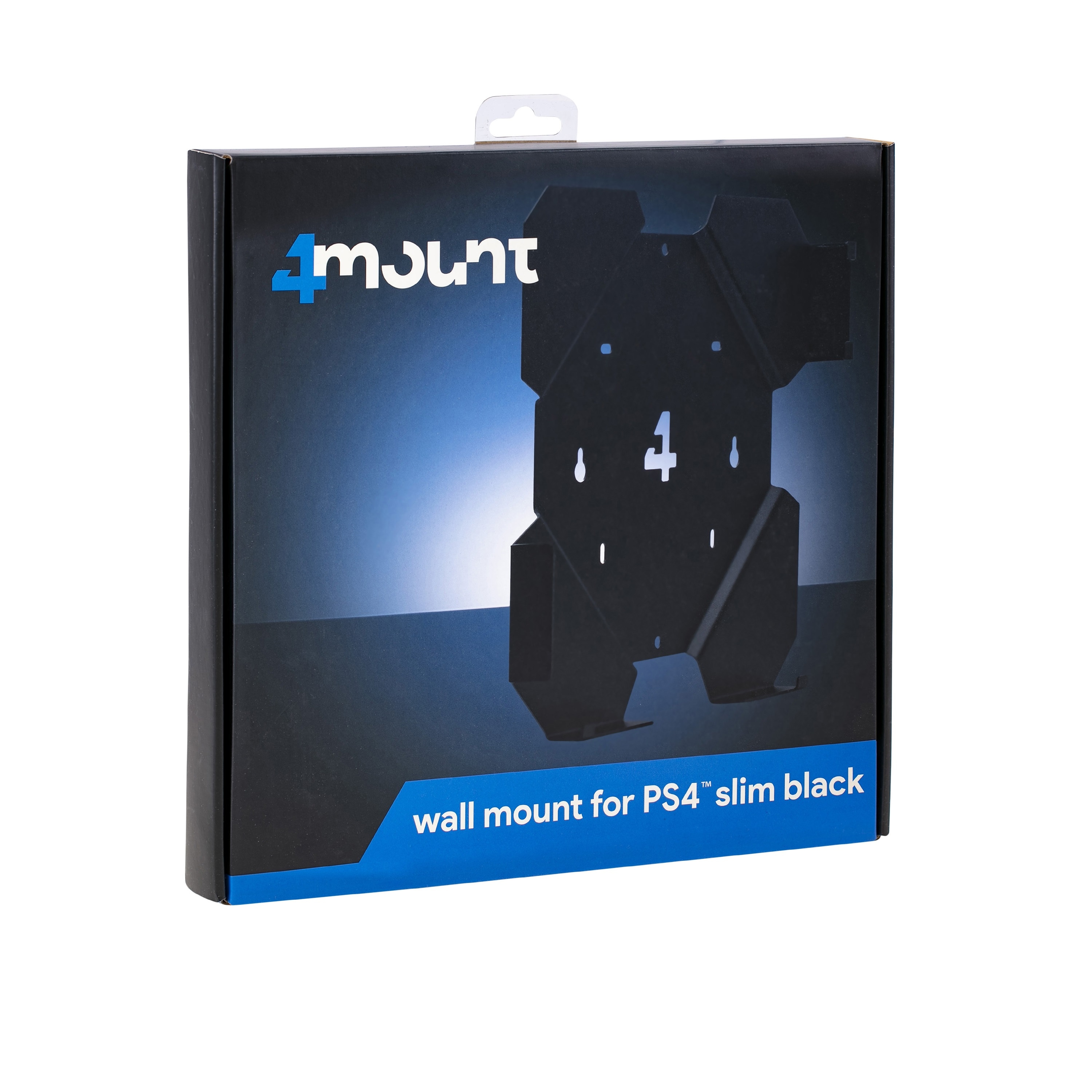4MOUNT WALL MOUNT FOR PS4 PLAYSTATION 4 SLIM BLACK SET - 9