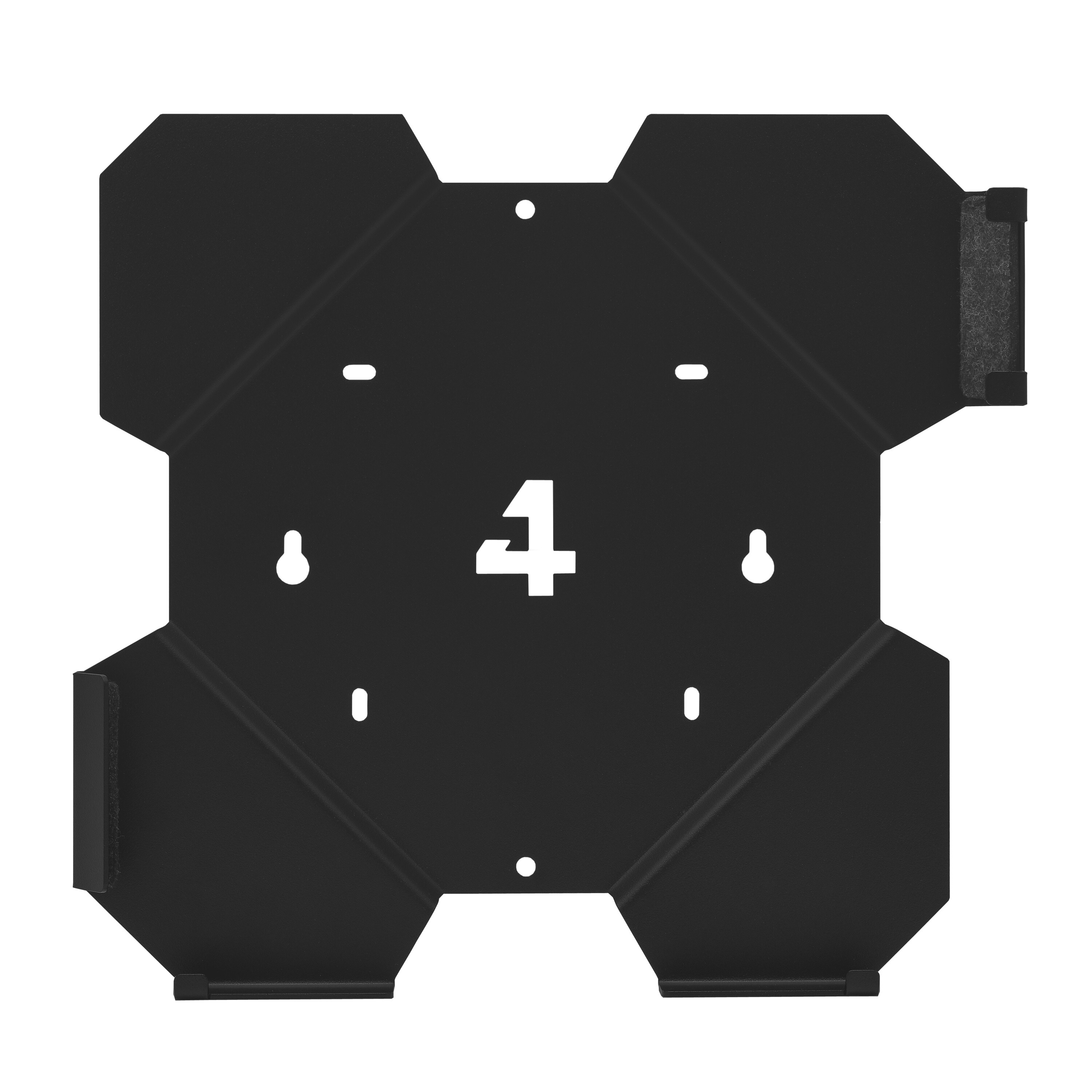 4MOUNT WALL MOUNT FOR PS4 PLAYSTATION 4 SLIM BLACK SET - 1