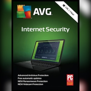 AVG Internet Security 1 User 1 Year AVG PC Key GLOBAL