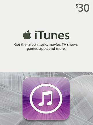 Apple iTunes Gift Card NORTH AMERICA 30 USD iTunes - 1