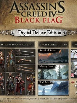 Assassin's Creed IV: Black Flag Digital Deluxe Edition Ubisoft Connect Key GLOBAL/NORTH AMERICA - 1