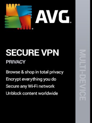 AVG Secure VPN (5 Devices, 2 Years) AVG GLOBAL - PC, Android, Mac, iOS - - 1