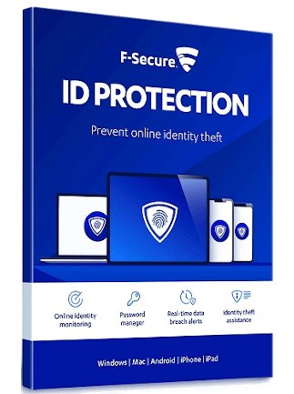 F-Secure ID Protection (PC, Android, Mac, iOS) (10 Devices, 1 Year) - F-Secure Key - GLOBAL - 1