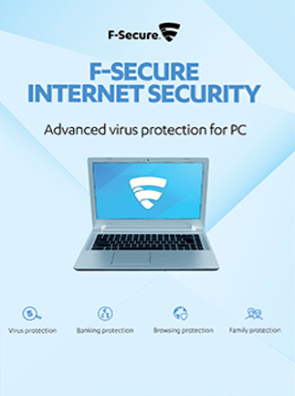 F-Secure Internet Security (PC) 3 Users, 2 Years - F-Secure Key - GLOBAL - 1