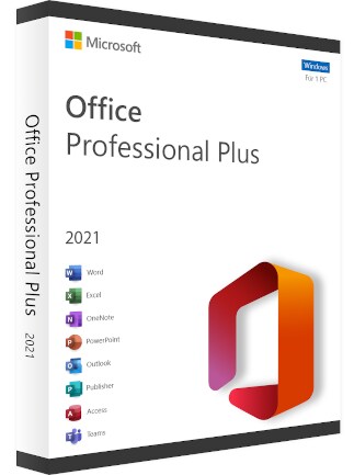 Microsoft Office Professional Plus 2021 (PC) - Microsoft Key - GLOBAL - 1