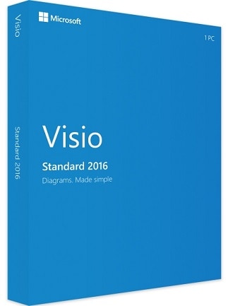 Microsoft Visio 2016 Standard (PC) - Microsoft Key - GLOBAL - 1
