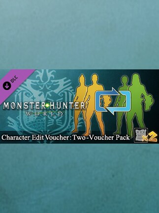 Buy Monster Hunter World Character Edit Voucher Two Voucher Pack Steam Gift Europe Cheap G2a Com