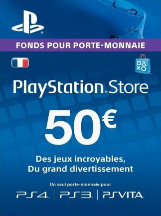 PlayStation Network Gift Card 50 EUR PSN FRANCE - 1