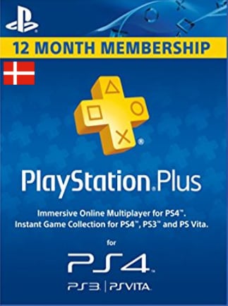 Playstation Plus CARD 365 Days PSN DENMARK - 1
