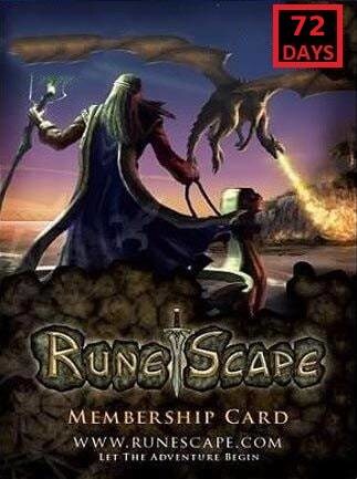 RuneScape Membership Timecard 72 Days (PC) - Runescape Key - GLOBAL - 1