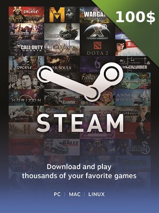 Steam Gift Card 100 USD - Steam Key - For USD Currency Only - 1