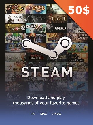 Steam Gift Card 50 CAD Steam Key - For CAD Currency Only - 1