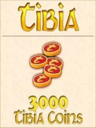 Tibia Coins Cipsoft Code GLOBAL 3 000 Coins - 1