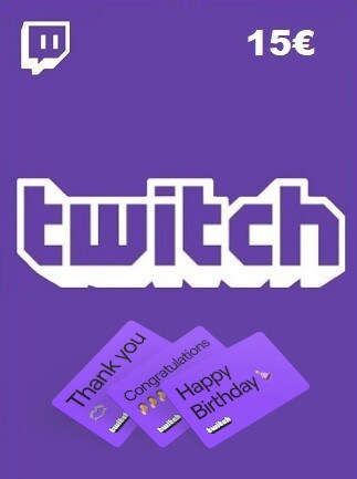 Twitch Gift Card 15 Eur Twitch Key Italy