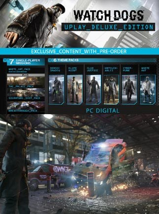 Watch Dogs Deluxe Edition Exclusive Content Ubisoft Connect Key GLOBAL - 1