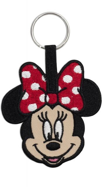 Minnie Mouse Face - tkany brelok - 1