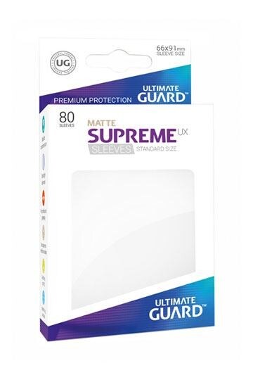 Ultimate Guard Koszulki Supreme UX Standard Matte Białe (80) - 1