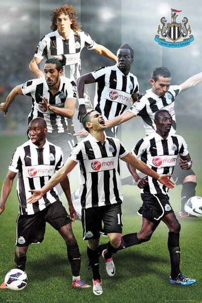 Newcastle United Players 12/13 - plakat - 1
