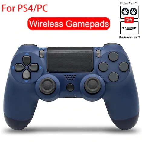 Bluetooth Controller For Playstation 4 Pro, Slim, Standard, PS3 and PC Dark Blue - 1