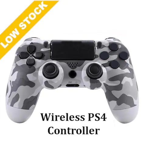 Wireless PS4 Controller for PlayStation Pro Slim and Standard - Grey Camo Grey - 1