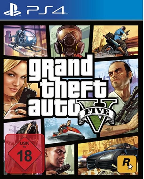 GTA V Grand Theft Auto 5 (PS4) (Pysical Copy) (UNCUT) (Quick Dispatch) - 1