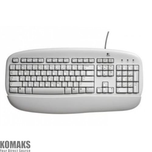 Logitech Value Keyboard White (US qwerty Intenrational Layout) - 1