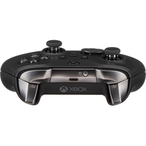 Microsoft Xbox One Wireless Controller (Black, Series 2, FST-00005) Black - 2