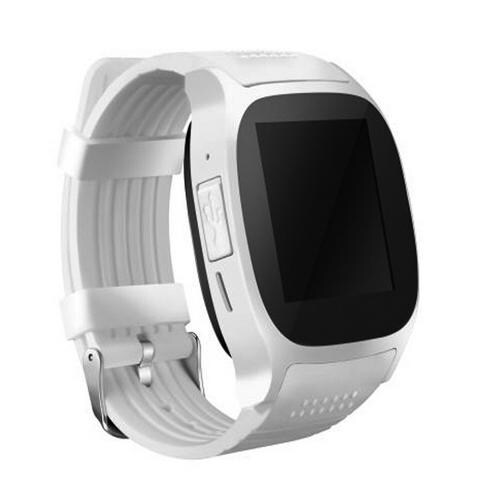 Waterproof Unisex Smart Bracelet with Pedometer GSM SIM Bluetooth Wrist Camera Watch T8 - White - 1
