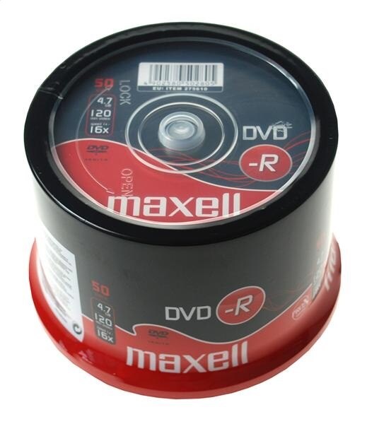 DVD-R 4,7GB 16X SZT*50 MAXELL - 1