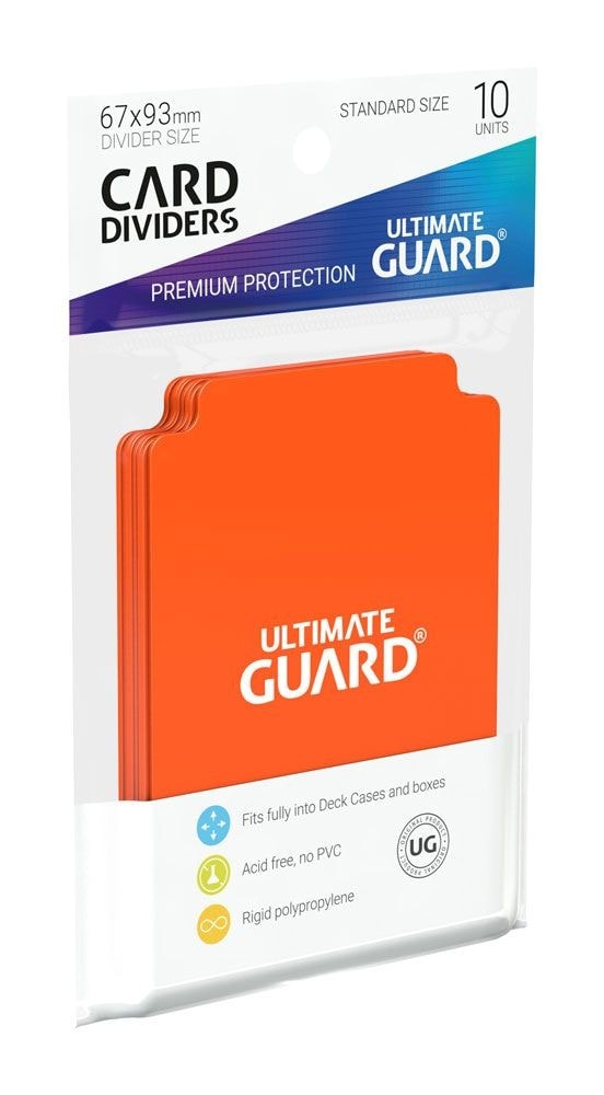 Ultimate Guard Przegródki Standard Pomarańczowe (10) - 1
