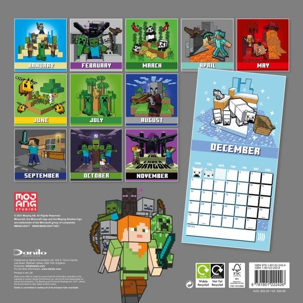 Buy Minecraft kalendarz 2022 Cheap G2A COM