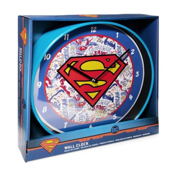 Superman Logo - zegar ścienny - 2