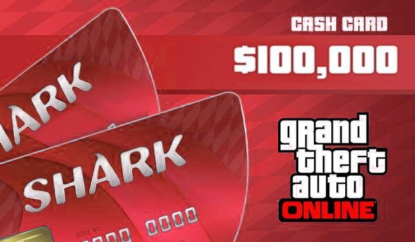 Grand Theft Auto Online The Red Shark Cash Card Rockstar 100 000 Pc Rockstar Code Global