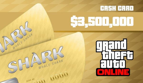 Grand Theft Auto Online: The Whale Shark Cash Card PC 3 500 000 Rockstar Key GLOBAL - 2