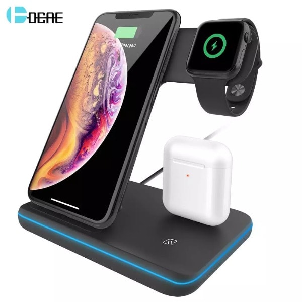 Qi Wireless Charger Stand Type B  Black - 1