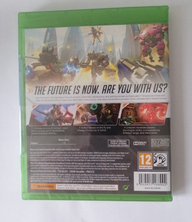 Xbox One Overwatch - Origins Edition  - Physical Copy / New / Factory Sealed - Quick Dispatch 🔥 Xbox One Edition Xbox One - 3