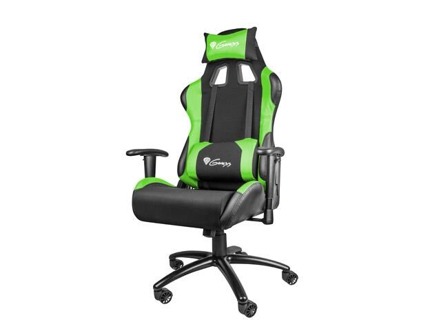 Fotel Dla Gracza Genesis Nitro550 Czarno-Zielony - 1