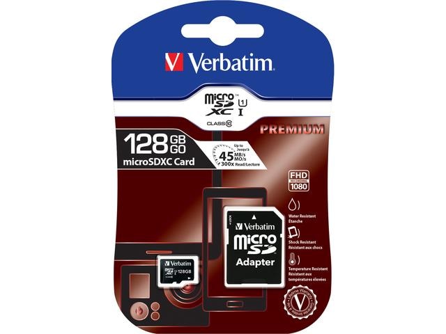 Karta Pamięci Microsdxc Verbatim 128 Gb Class 10 + Adapter - 1