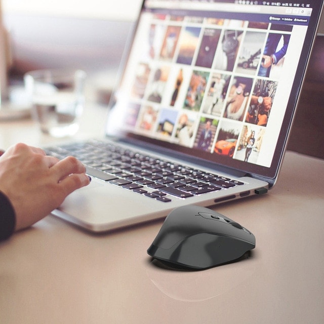 Wireless Mouse Rechargeable Black - 6